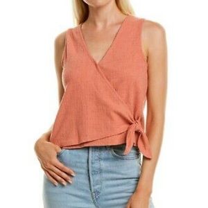 Madewell Texture & Thread Wrap-Tie Tank Top